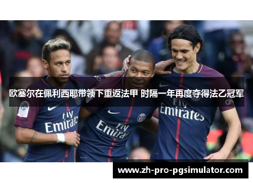 欧塞尔在佩利西耶带领下重返法甲 时隔一年再度夺得法乙冠军